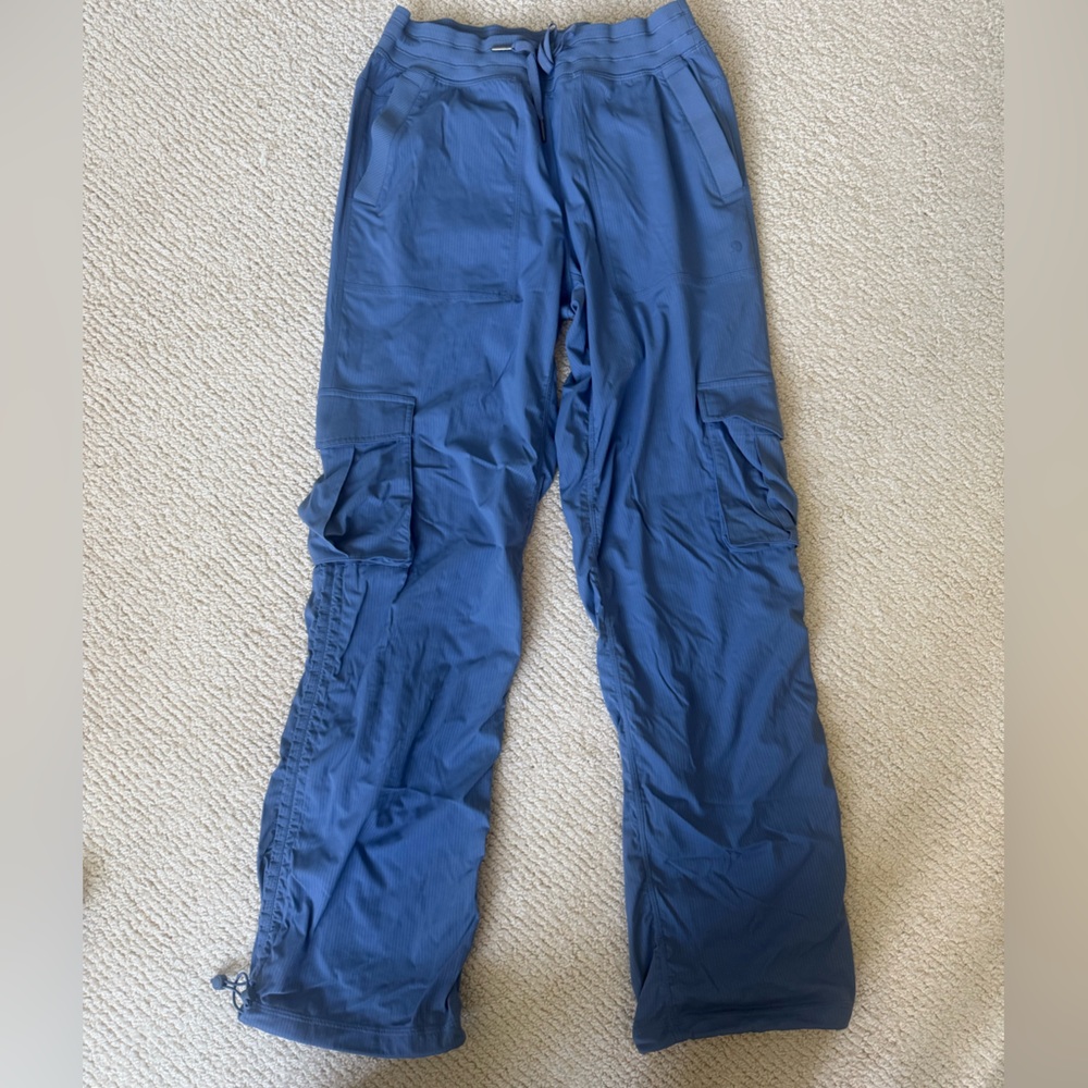 Lululemon Dance Studio Relaxed Fit Mid-Rise Cargo Pant in Slate Blue